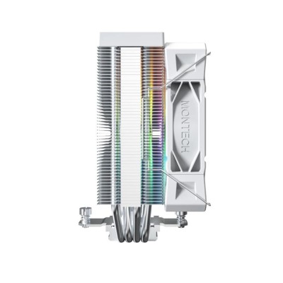 Система охолодження для комп’ютерного процесора MULTI SOCKET WHITE NX400 ARGB (W) MONTECH Система охолодження для комп’ютерного процесора MULTI SOCKET WHITE NX400 ARGB (W) MONTECH