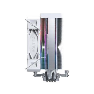 Система охолодження для комп’ютерного процесора MULTI SOCKET WHITE NX400 ARGB (W) MONTECH Система охолодження для комп’ютерного процесора MULTI SOCKET WHITE NX400 ARGB (W) MONTECH