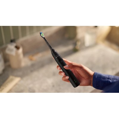 Щітка зубна електр. Philips, Sonicare 5300 Series, 62т. колив/хв, насадок-1, чорний (HX7101/01)