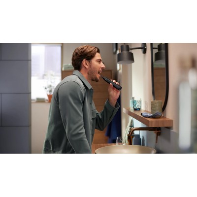 Щітка зубна електр. Philips, Sonicare 5300 Series, 62т. колив/хв, насадок-1, чорний (HX7101/01)