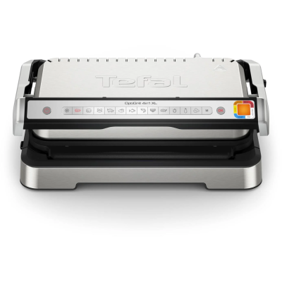 Гриль Tefal прижимний OptiGrill 4in1 XL 2200Вт, темп. режимів-4, з`ємні пластини, форма для випічки, метал (GC784D30)