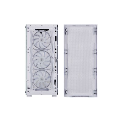 Корпус 2E GAMING Hexagon G338W без БЖ 2xUSB3.0, 1xUSBType-C, 3x120мм ARGB, 1x120мм, VGA 330мм, LCS ready, HUB, TG Side Panel, AT Корпус 2E GAMING Hexagon G338W без БЖ 2xUSB3.0, 1xUSBType-C, 3x120мм ARGB, 1x120мм, VGA 330мм, LCS ready, HUB, TG Side Panel, AT