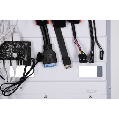 Корпус 2E GAMING Hexagon G338W без БЖ 2xUSB3.0, 1xUSBType-C, 3x120мм ARGB, 1x120мм, VGA 330мм, LCS ready, HUB, TG Side Panel, AT Корпус 2E GAMING Hexagon G338W без БЖ 2xUSB3.0, 1xUSBType-C, 3x120мм ARGB, 1x120мм, VGA 330мм, LCS ready, HUB, TG Side Panel, AT