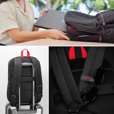 Рюкзак HyperX, Delta 16", чорний-червоний (8C524AA)