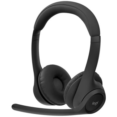 Головні бездротові навушники накладні з вбудованим мікрофоном LOGITECH Zone 305 - MIDNIGHT BLACK - 2.4GHZ/BT - PLUGC - EMEA28-93