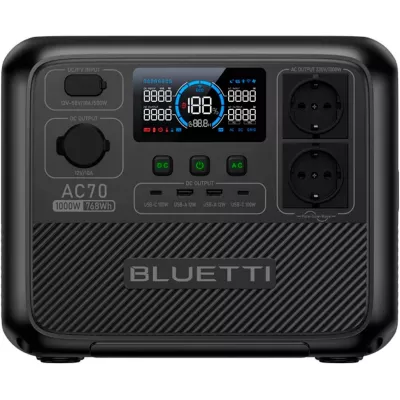 Зарядна станція Bluetti AC70 1000W (768Wh)