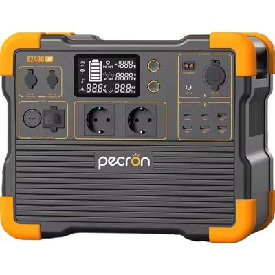 Зарядна станція Pecron E2400LFP - 2048Wh/AC 2400W/2xPD/4xUSB/1xCar/2xDC/UPS/MPPT Зарядна станція Pecron E2400LFP - 2048Wh/AC 2400W/2xPD/4xUSB/1xCar/2xDC/UPS/MPPT