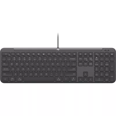 Клавіатура дротова LOGITECH Signature Slim K620 Wired Keyboard for Business - GRAPHITE - US INT'L - USB - N/A - INTNL-973 - USB-