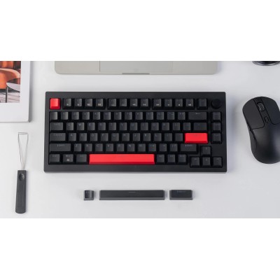 Клавіатура механічна Lemokey X4 84Key, Keychron Brown, USB-A, QMK/VIA, Hot-Swap, EN/UKR, RGB, чорний Клавіатура механічна Lemokey X4 84Key, Keychron Brown, USB-A, QMK/VIA, Hot-Swap, EN/UKR, RGB, чорний