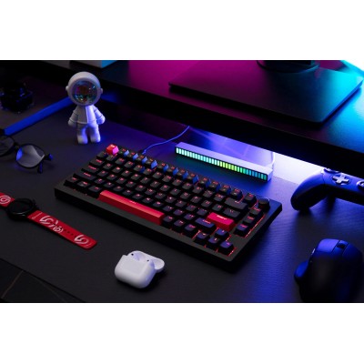 Клавіатура механічна Lemokey X4 84Key, Keychron Brown, USB-A, QMK/VIA, Hot-Swap, EN/UKR, RGB, чорний Клавіатура механічна Lemokey X4 84Key, Keychron Brown, USB-A, QMK/VIA, Hot-Swap, EN/UKR, RGB, чорний