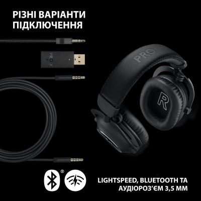 Наушники Logitech G Pro X 2 LIGHTSPEED (L981-001263) Black