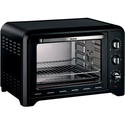 Піч електрична Tefal Optimo, 39л, 2000Вт, механіч., гриль, конвенція, підсвітка всередині, чорна (OF484811)