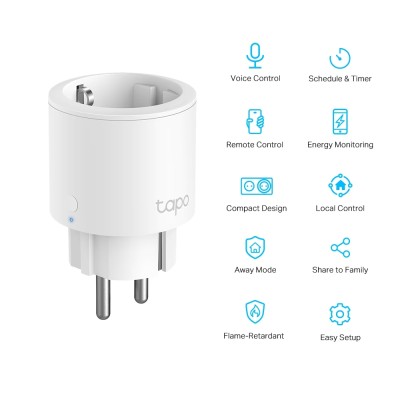 Розумна Wi-Fi міні розетка, Tapo P115(1-pack) TP-LINK Розумна Wi-Fi міні розетка, Tapo P115(1-pack) TP-LINK