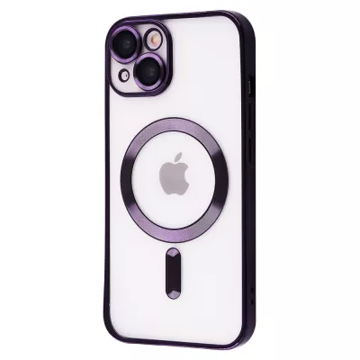 Чохол Metal Matte Case with Magnetic Ring iPhone 13 deep purple