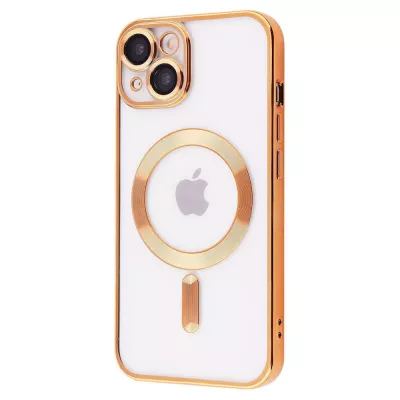 Чохол Metal Matte Case with Magnetic Ring iPhone 13 gold