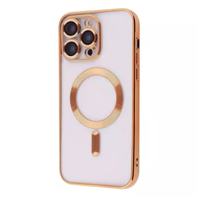 Чохол Metal Matte Case with Magnetic Ring iPhone 13 Pro gold