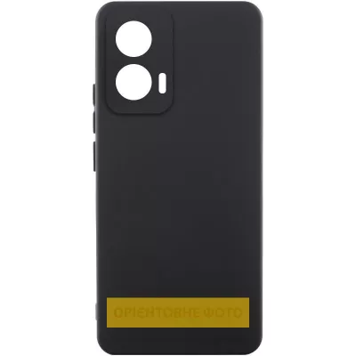 Чохол Silicone Cover Lakshmi Full Camera (AAA) для Motorola Edge 60 / Edge 60 Fusion Чорний / Black