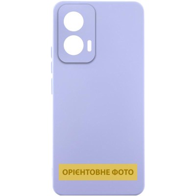 Чохол Silicone Cover Lakshmi Full Camera (AAA) для Motorola Moto G05 / E15 4G Бузковий / Dasheen