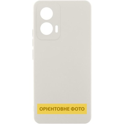 Чохол Silicone Cover Lakshmi Full Camera (AAA) для Motorola Moto G15 4G Білий / White
