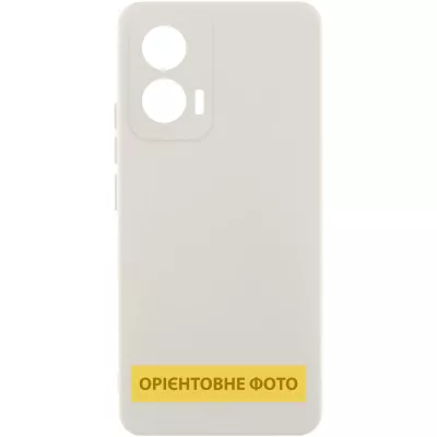 Чохол Silicone Cover Lakshmi Full Camera (AAA) для Motorola Moto G15 4G Білий / White