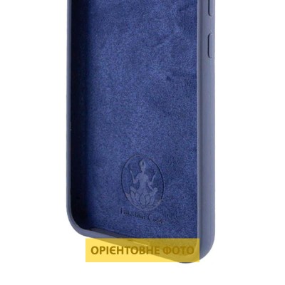Чохол Silicone Cover Lakshmi Full Camera (AAA) для Motorola Moto G35 Темно-синій / Midnight blue