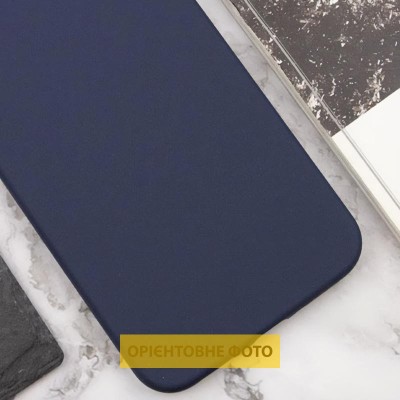 Чохол Silicone Cover Lakshmi Full Camera (AAA) для Motorola Moto G35 Темно-синій / Midnight blue