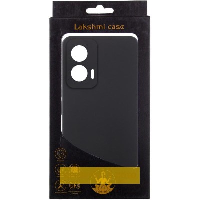 Чохол Silicone Cover Lakshmi Full Camera (AAA) для Motorola Moto G75 5G Чорний / Black