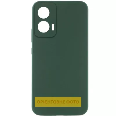 Чохол Silicone Cover Lakshmi Full Camera (AAA) для Motorola Moto G85 Зелений / Cyprus Green