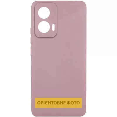 Чохол Silicone Cover Lakshmi Full Camera (AAA) для Motorola Moto G85 Рожевий / Pink Sand