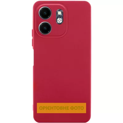 Чохол TPU GETMAN Liquid Silk Full Camera для Samsung Galaxy S22 Червоний / Dark Red