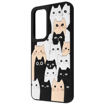 Чохол WAVE Doodle Case Samsung Galaxy A16 cats