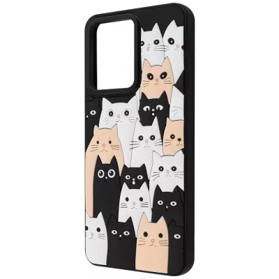 Чохол WAVE Doodle Case Xiaomi Redmi Note 12 4G cats