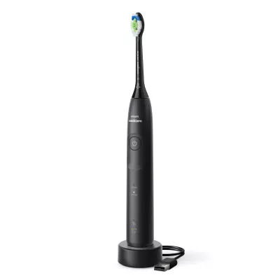 Щітка зубна електр. Philips, Sonicare 5500 Series, 62т. колив/хв, насадок-1, чорний (HX7111/01)