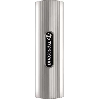 ssd зовнішній TRANSCEND 2TB ESD320A, USB 10Gbps, Type-A, Silver комп'ютерний запам'ятовувальний пристрій