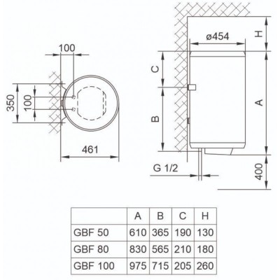 Водонагрівач Tiki GBF 50 UA