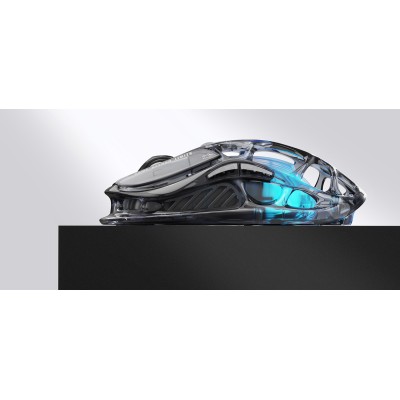 Миша GravaStar Mercury M2, BT/WL/USB-A, RGB, чорно-прозорий