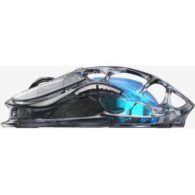 Миша GravaStar Mercury M2, BT/WL/USB-A, RGB, чорно-прозорий