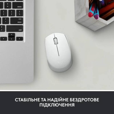 Миша LOGITECH M171 Wireless Mouse - White