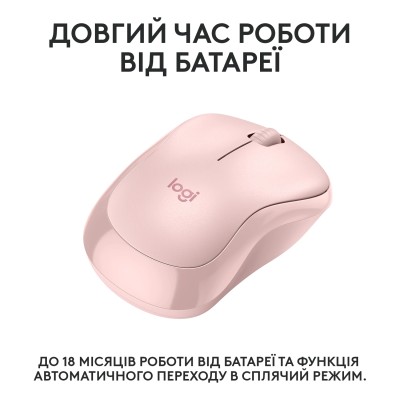 Миша LOGITECH M240 Silent Bluetooth, Rose