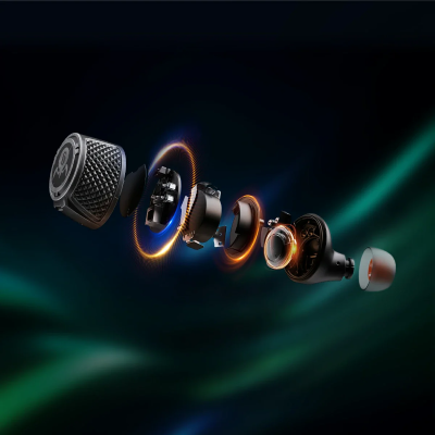 Навушники TWS Gravastar Sirius Plus, BT 5.3, жовтий Навушники TWS Gravastar Sirius Plus, BT 5.3, жовтий