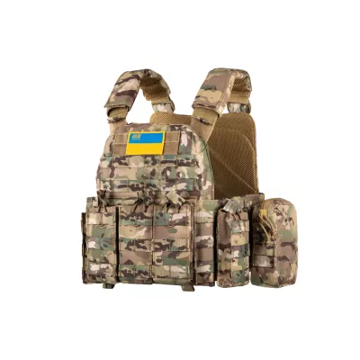 Плитоноска 2Е, Тип 5, з кишенями для бічного захисту, камуфляж