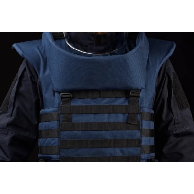 Протиуламковий комплект Українська Броня HDA (Humanitarian Demining Apron), клас захисту ДСТУ 2, розмір S-M, синій
