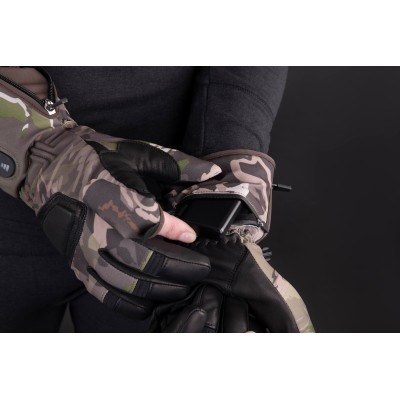 Рукавички з підігрівом 2E Hunter Camo, розмір S