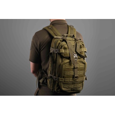 Рюкзак тактичний 2Е, 25L, Molle, зелений (2E-MILTACBKP-25L-OG)