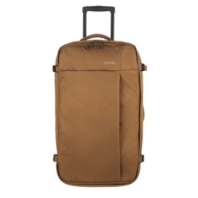 Сумка дорожня на 2-х колесах, Tucano Tugo M Trolley, 45л, поліестер, коричнева (BTRTUG-M-MC)