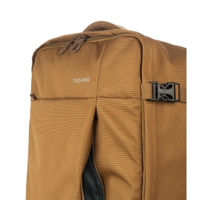 Сумка дорожня на 2-х колесах, Tucano Tugo M Trolley, 45л, поліестер, коричнева (BTRTUG-M-MC)