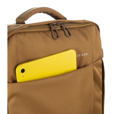 Сумка дорожня на 2-х колесах, Tucano Tugo M Trolley, 45л, поліестер, коричнева (BTRTUG-M-MC)