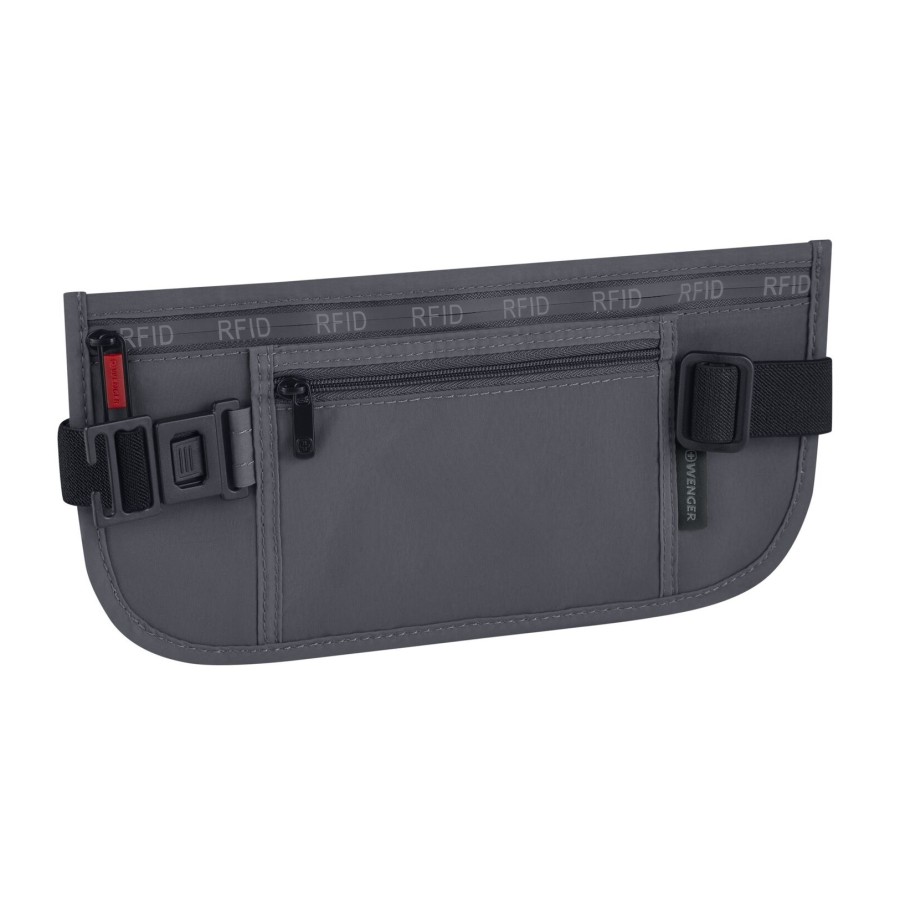 Сумка на пояс, Wenger waist belt with RFID pocket, сіра (611879) Сумка на пояс, Wenger waist belt with RFID pocket, сіра (611879)