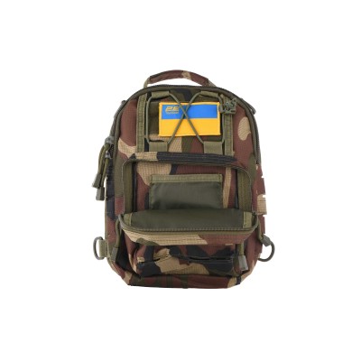 Сумка Слінг 2Е Tactical Laser Cut 2.5л, темний камуфляж (2E-MILSLIBAG-Y09L-WC)