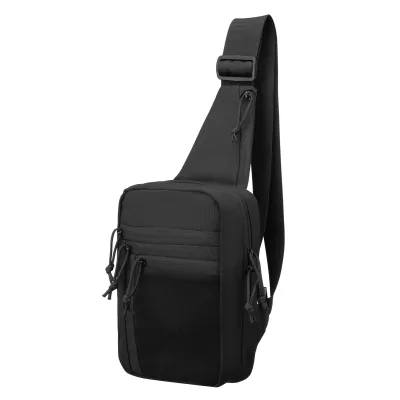 Сумка-слінг 2Е Tactical, кобура із швидким відкриванням, 6 відсіків, чорна (2E-TSBHQO6C-BK)